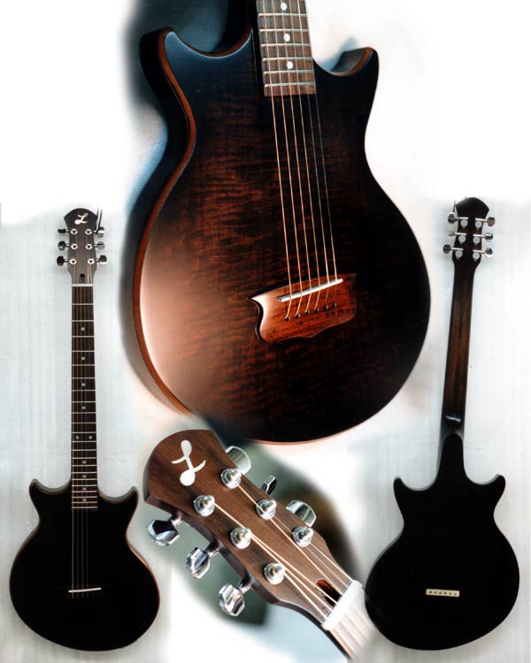 Solid Body Guitar with Martin thinline pickup